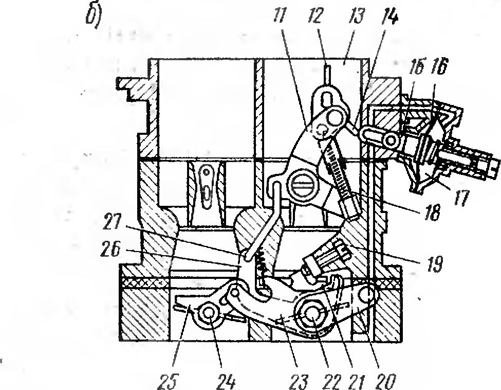 Пусковое устройство карбюратора схема
