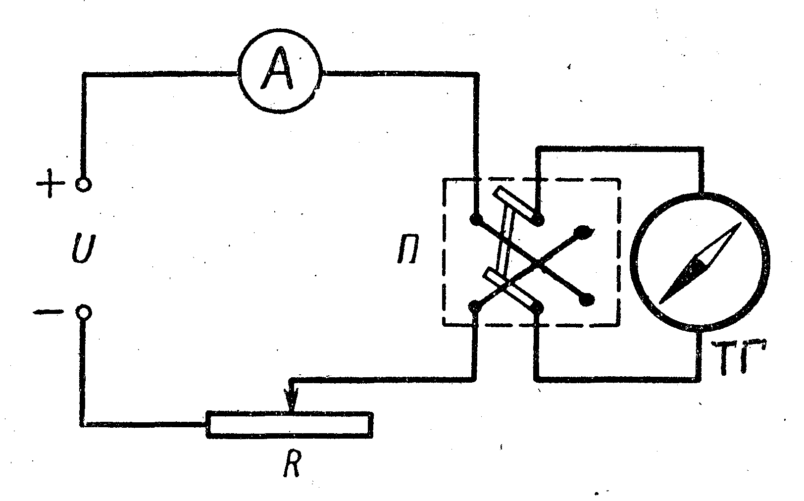 Гальванометр в схеме