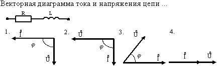 По векторной диаграмме начертить схему цепи u1 u2 u3 u4 u i